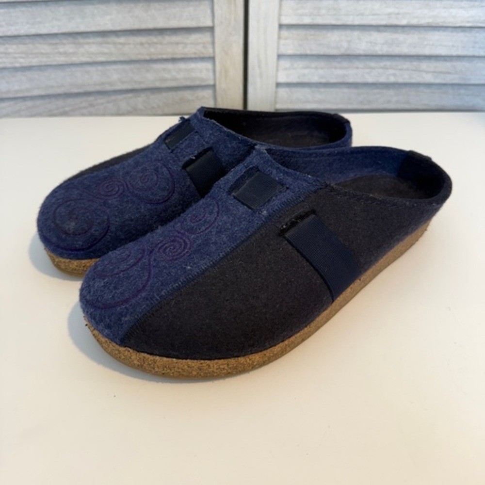 Haflinger Magic Women’s Felt Clogs Size 41